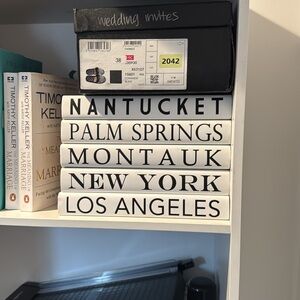 Coffee table books- set of 5